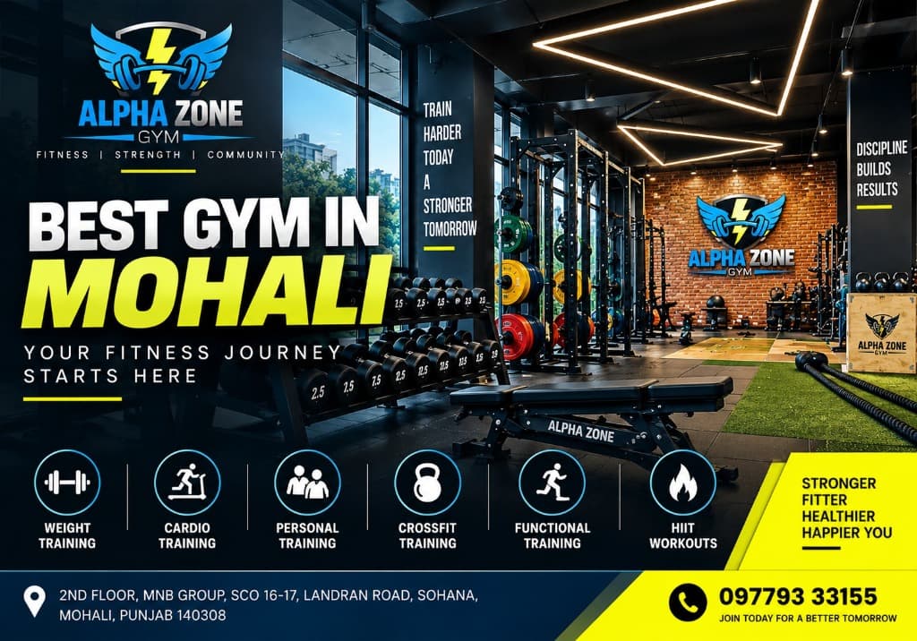 Best Gym in Mohali: How to Choose the Right Gym for Your Fitness Goals