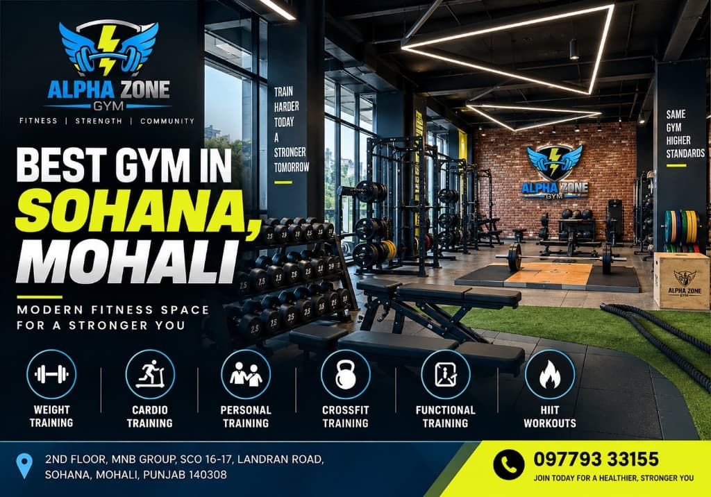 Best Gym in Sohana, Mohali: Complete Guide to Choosing the Right Gym