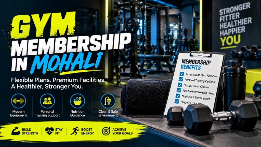 Gym Membership in Mohali: How to Choose the Right Membership Plan